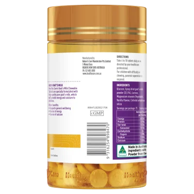 Healthy Care Kids Goat Milk Vanilla Flavour 300 Tablets 2 3000X