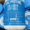 Bột Collagen Vital Proteins Collagen Peptides Unflavored 24Oz, Hàng Mỹ 1 Collagen Peptid